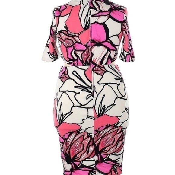 Bisou Bisou Pink Floral Dress - Picture 2 of 13